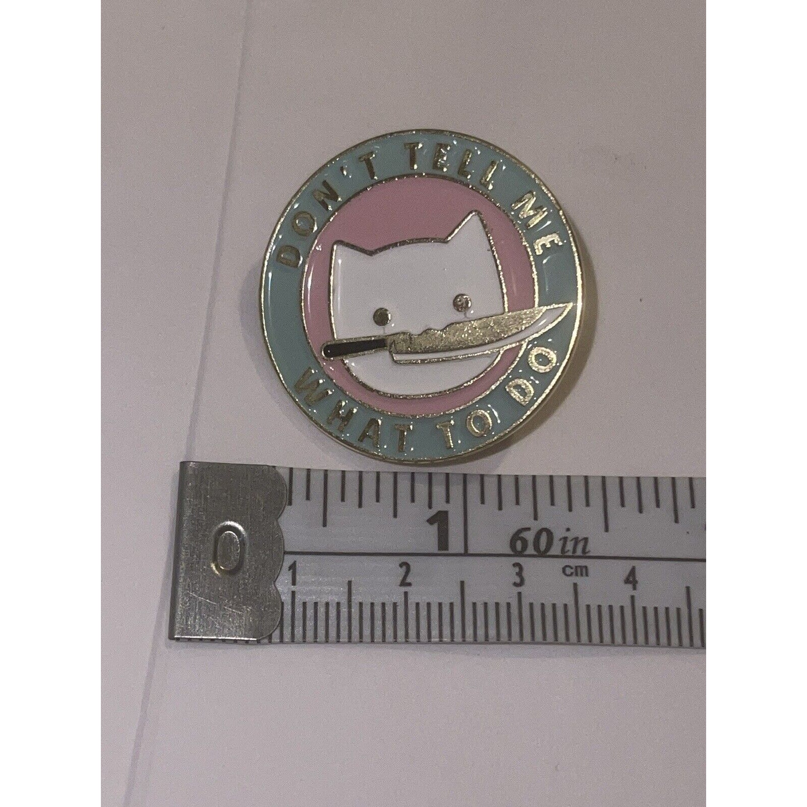 Don’t Tell Me What To Do Cat Pin Brooch